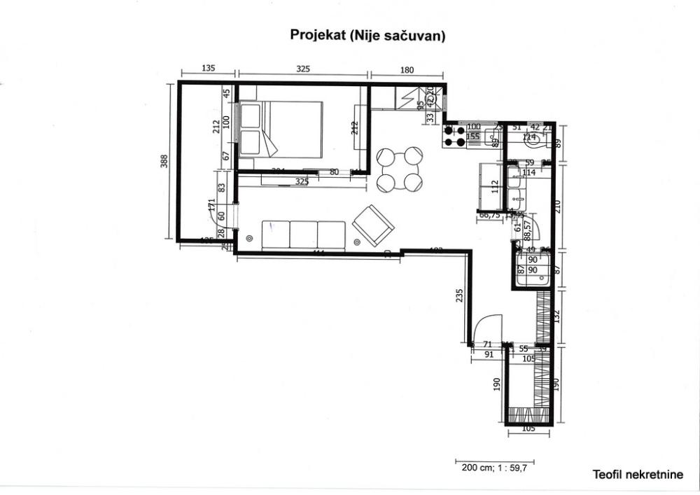 Slika 2 - Kneginje Ljubice, Dvosoban stan na prodaju, 43m2, 189.900€