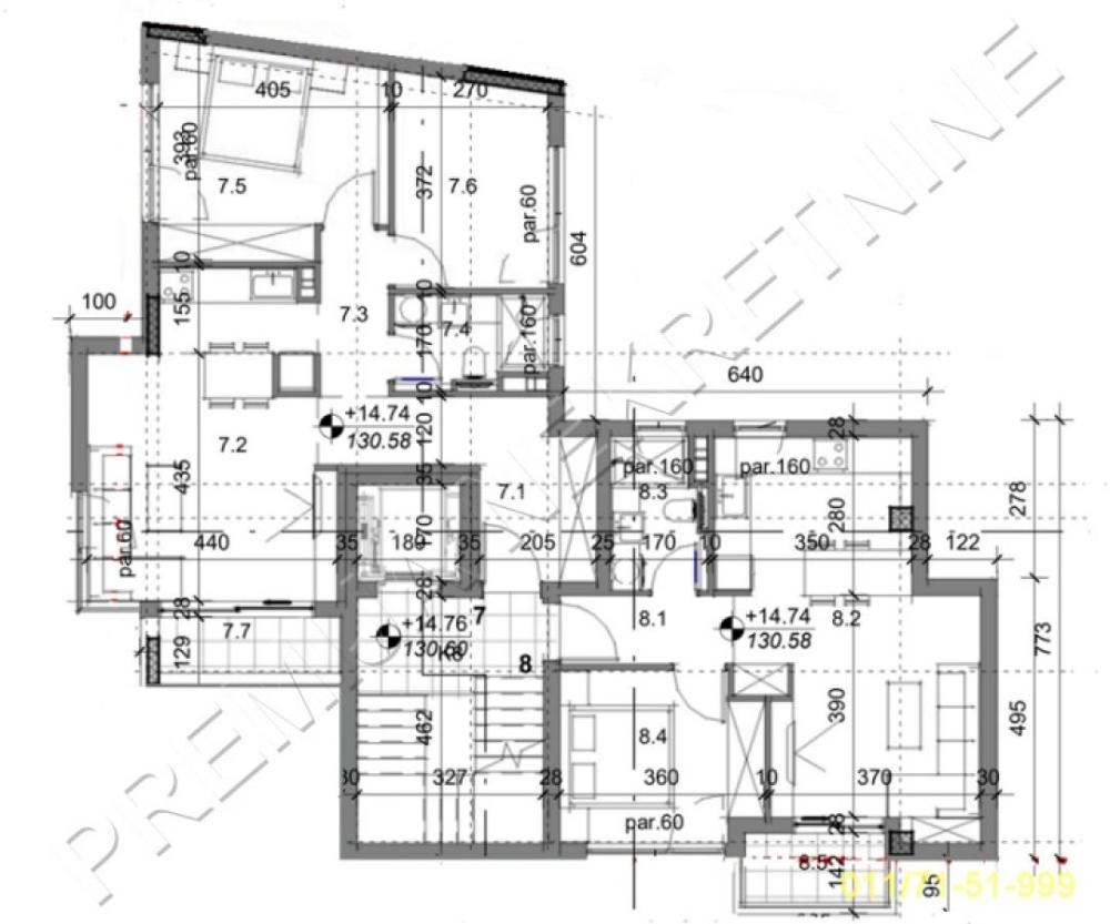Slika 2 - Dvoiposoban stan na prodaju, 67m2, 266.240€