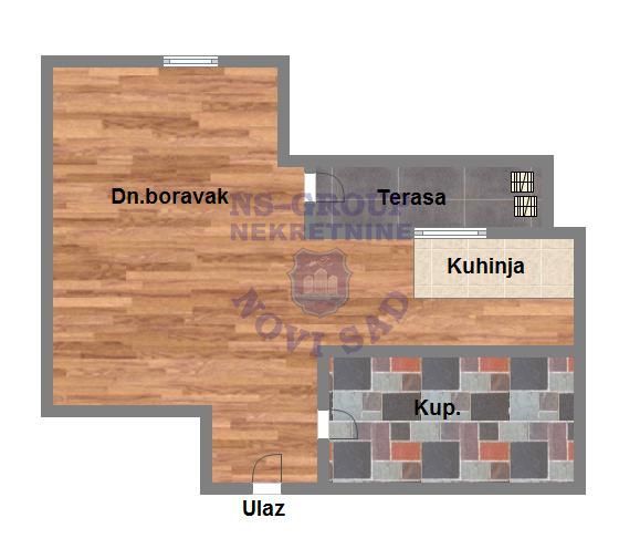 Slika 1 -  Stan na prodaju, 25m2, 78.800€