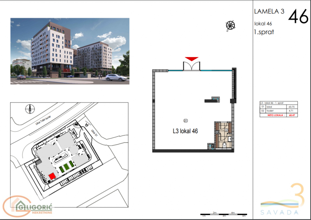 Glavna slika - Lokal na prodaju, 68m2, 228.233€