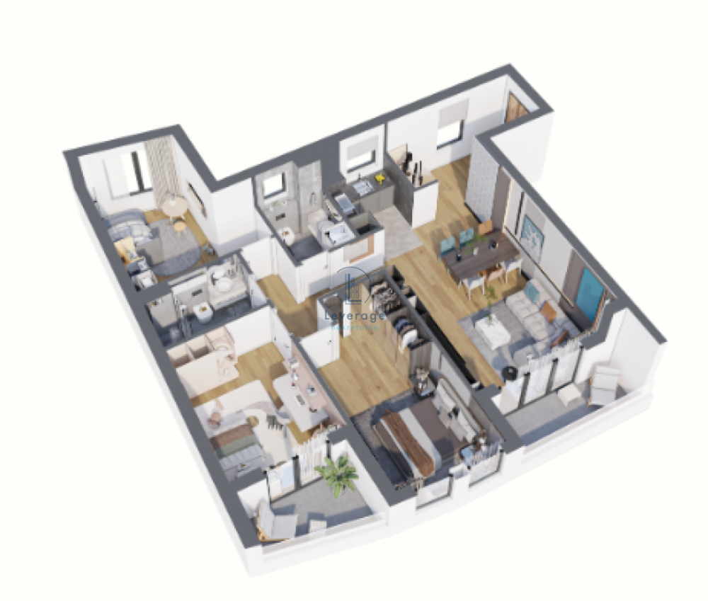 Glavna slika -Četvorosoban stan na prodaju, 88m2, 352.000€