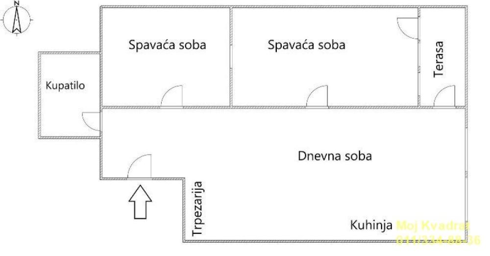 Slika 7 - Dvoiposoban stan na prodaju, 49m2, 185.000€
