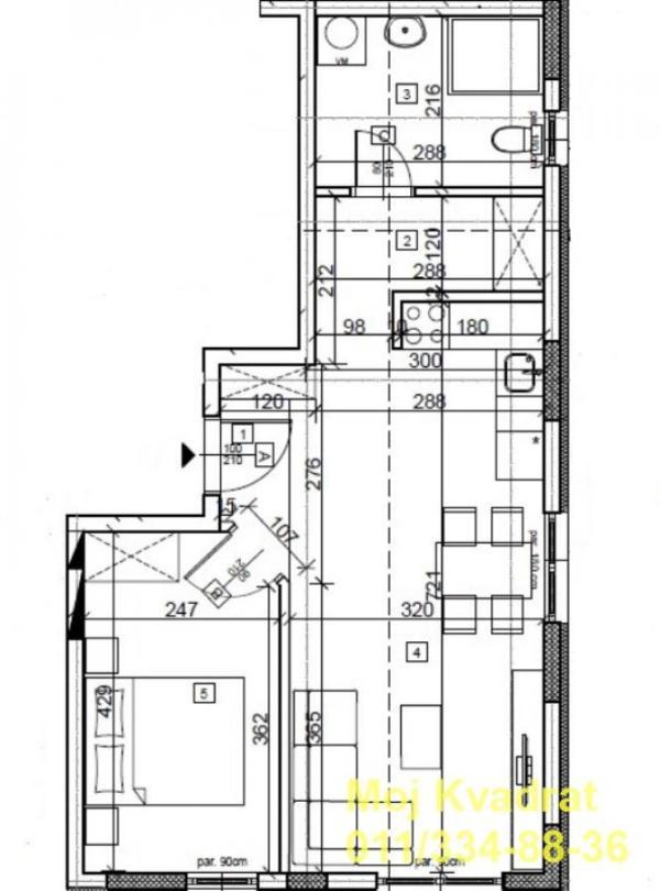 Glavna slika -Jednoiposoban stan na prodaju, 45m2, 158.700€