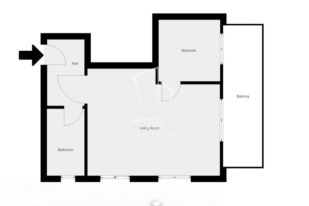 Slika 1 - Klisina nova 9., Jednoiposoban stan na prodaju, 36m2, 85.600€