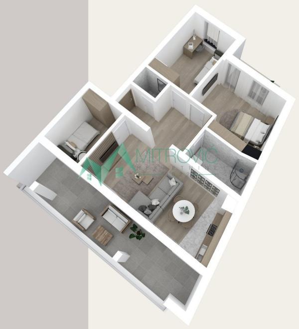 Glavna slika -Troiposoban stan na prodaju, 92m2, 247.200€