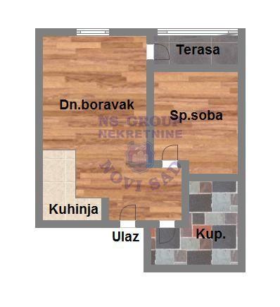 Glavna slika -Dvosoban stan na prodaju, 45m2, 94.810€