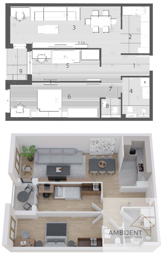 Slika 4 - Trosoban stan na prodaju, 66m2, 247.262€