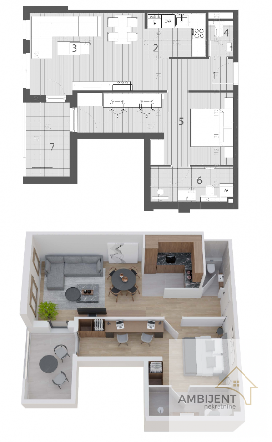 Slika 4 - Dvosoban stan na prodaju, 58m2, 207.917€