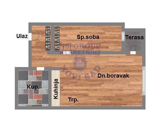 Glavna slika -Jednoiposoban stan na prodaju, 32m2, 83.000€