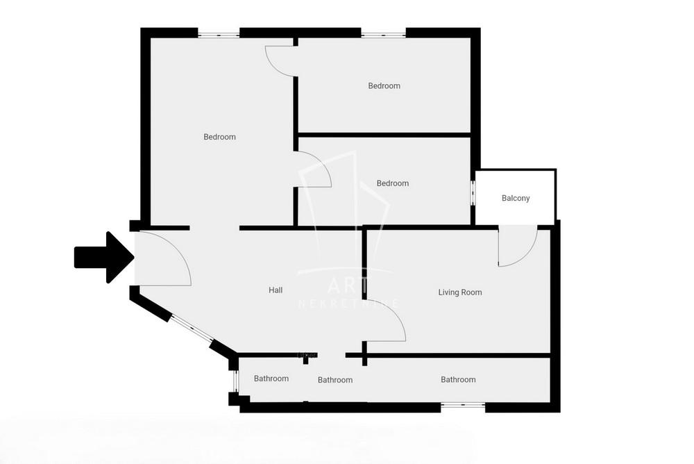 Slika 1 - Bulevar Despota Stefana, Četvorosoban stan na prodaju, 69m2, 310.000€