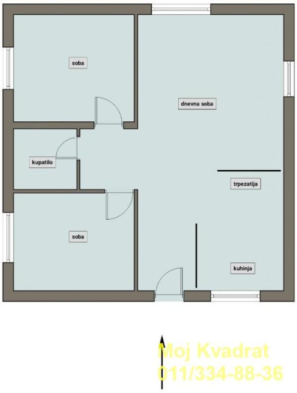 Slika 6 - Trosoban stan na prodaju, 66m2, 99.000€