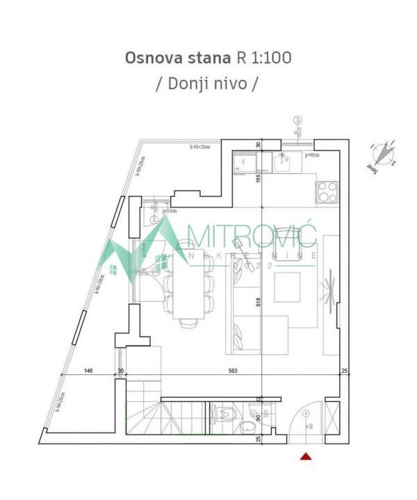 Glavna slika -Trosoban stan na prodaju, 81m2, 196.880€