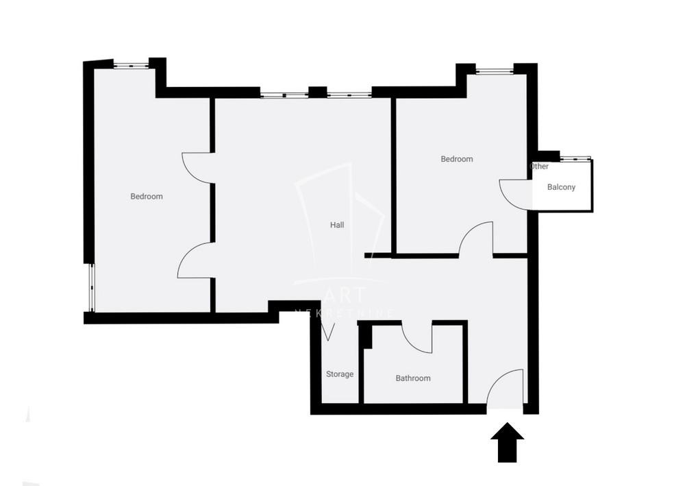 Slika 1 - Bitoljska, Dvosoban stan na prodaju, 52m2, 125.000€