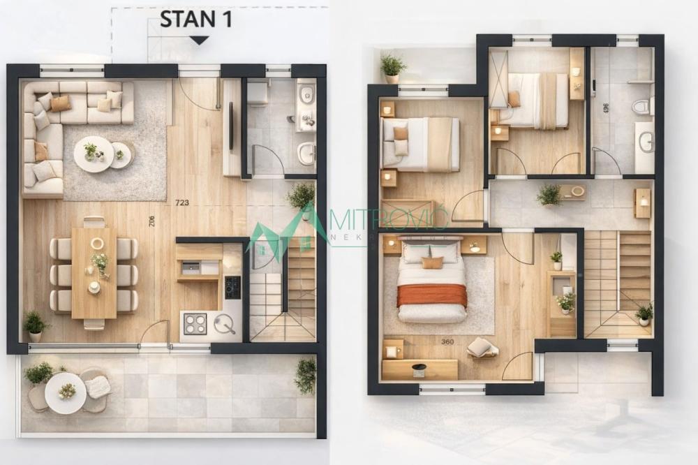 Glavna slika -Četvorosoban stan na prodaju, 89m2, 181.510€