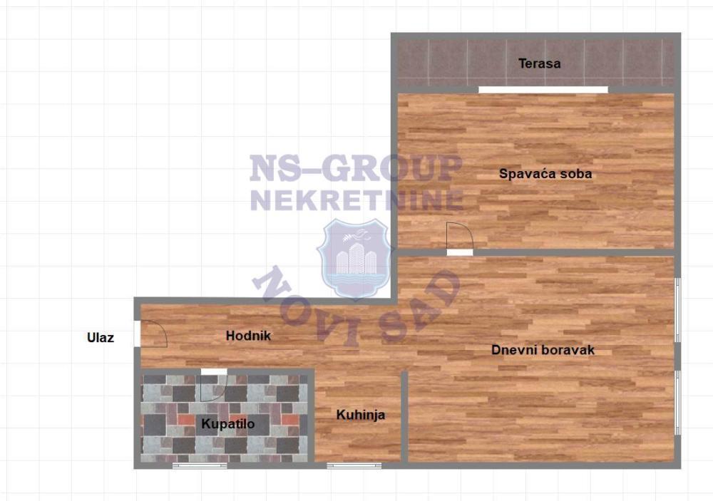 Glavna slika -Dvosoban stan na prodaju, 54m2, 93.680€