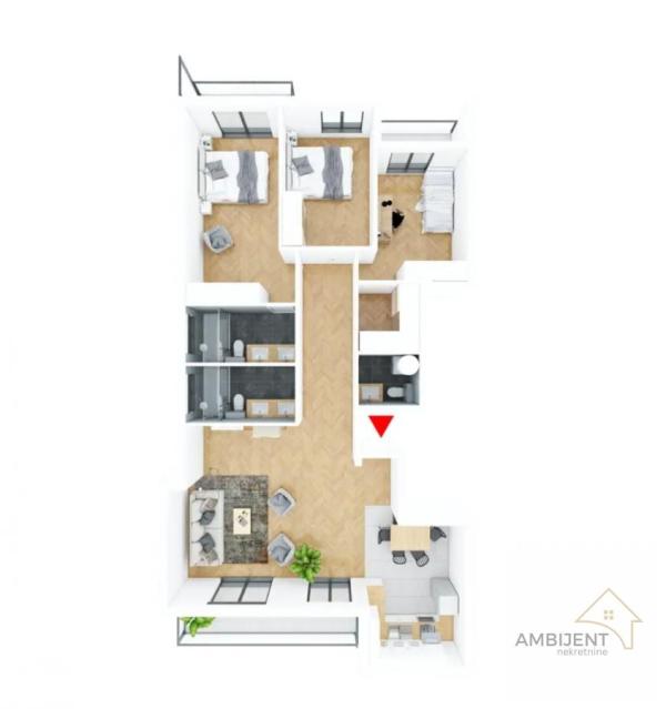 Slika 3 - Četvorosoban stan na prodaju, 127m2, 444.605€