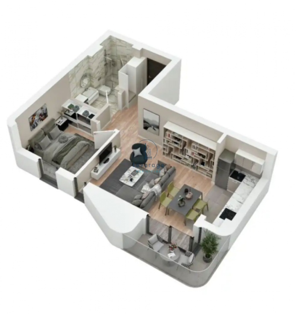 Slika 5 - Dvosoban stan na prodaju, 53m2, 207.402€