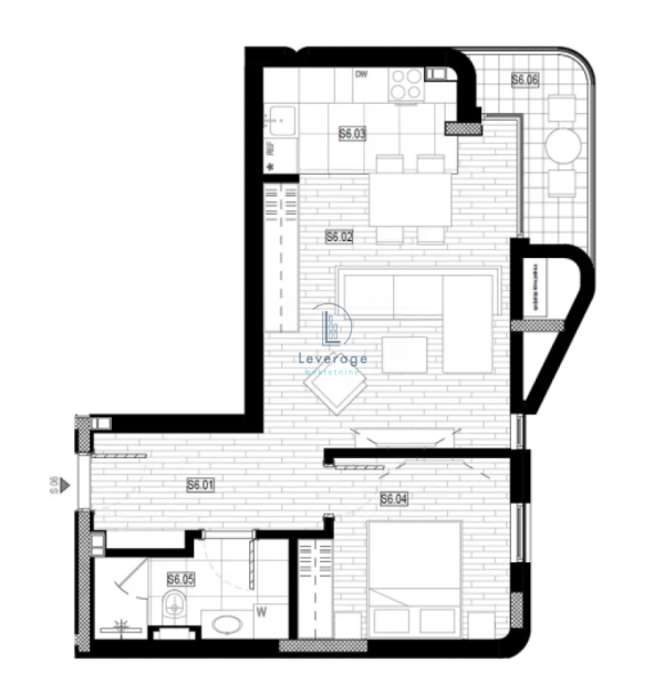 Slika 6 - Dvosoban stan na prodaju, 53m2, 207.402€