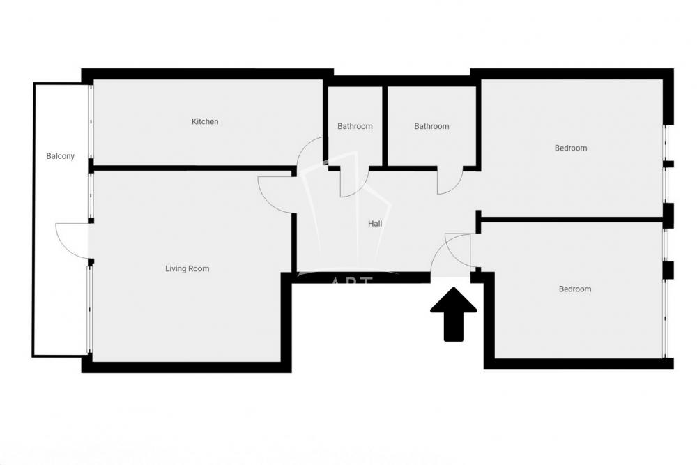 Slika 1 - Bulevar Mihajla Pupina, Trosoban stan na prodaju, 67m2, 217.000€