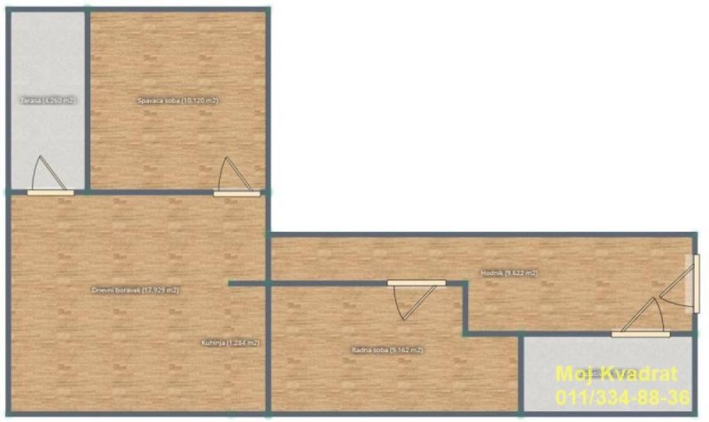 Slika 2 - Trosoban stan na prodaju, 60m2, 220.000€