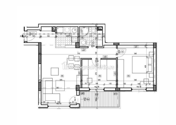 Glavna slika -Dvoiposoban stan na prodaju, 61.33m2, 121.460€