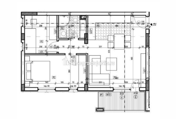 Glavna slika -Dvoiposoban stan na prodaju, 56.65m2, 112.840€