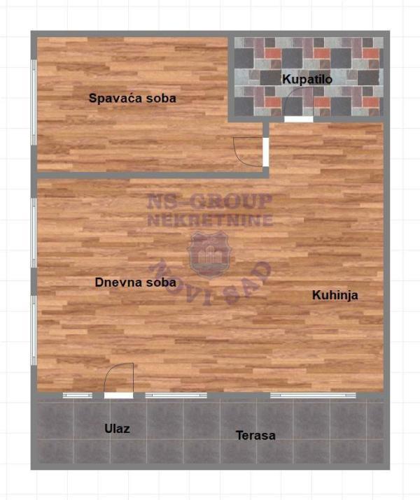 Glavna slika -Dvosoban stan na prodaju, 47m2, 67.190€