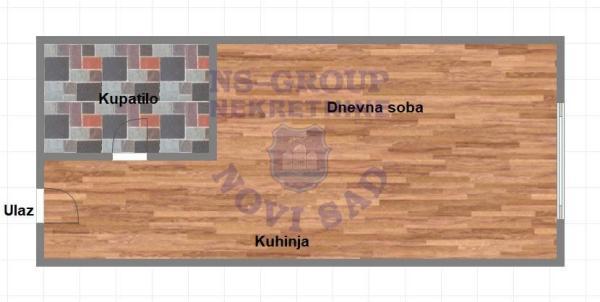 Glavna slika -Jednosoban stan na prodaju, 21m2, 37.510€