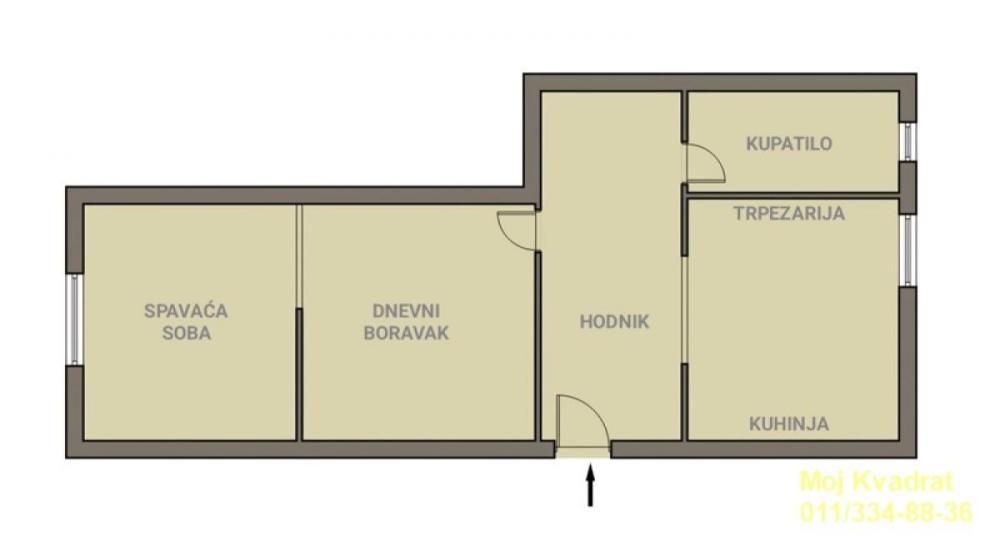 Slika 7 - Jednoiposoban stan na prodaju, 40m2, 260.000€