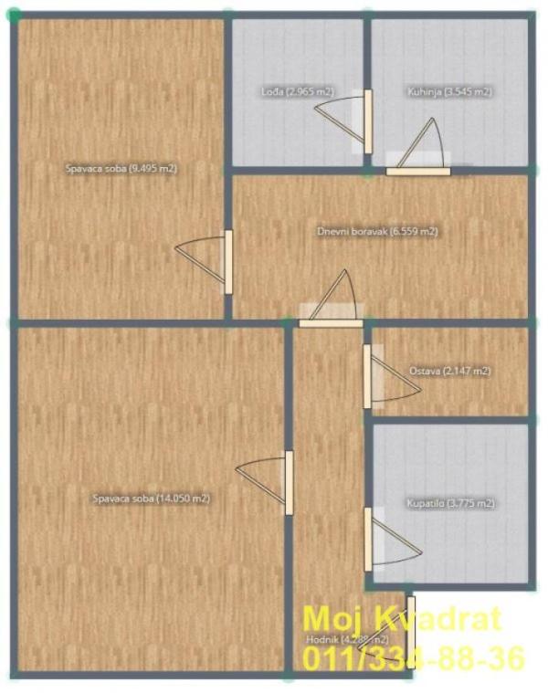 Slika 8 - Trosoban stan na prodaju, 58m2, 209.000€