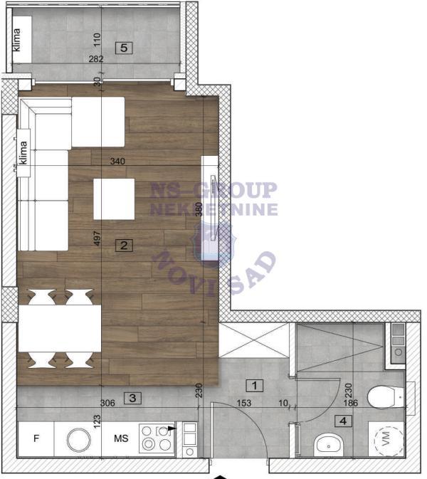 Glavna slika -Jednosoban stan na prodaju, 30m2, 90.800€