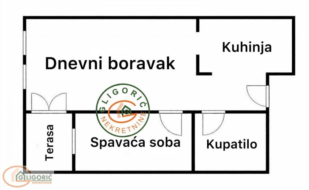 Slika 6 - Jednoiposoban stan na prodaju, 39m2, 138.500€