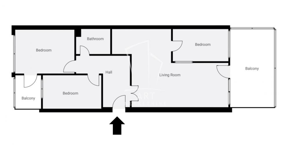 Slika 1 - Braće Srnić, Trosoban stan na prodaju, 103m2, 250.000€
