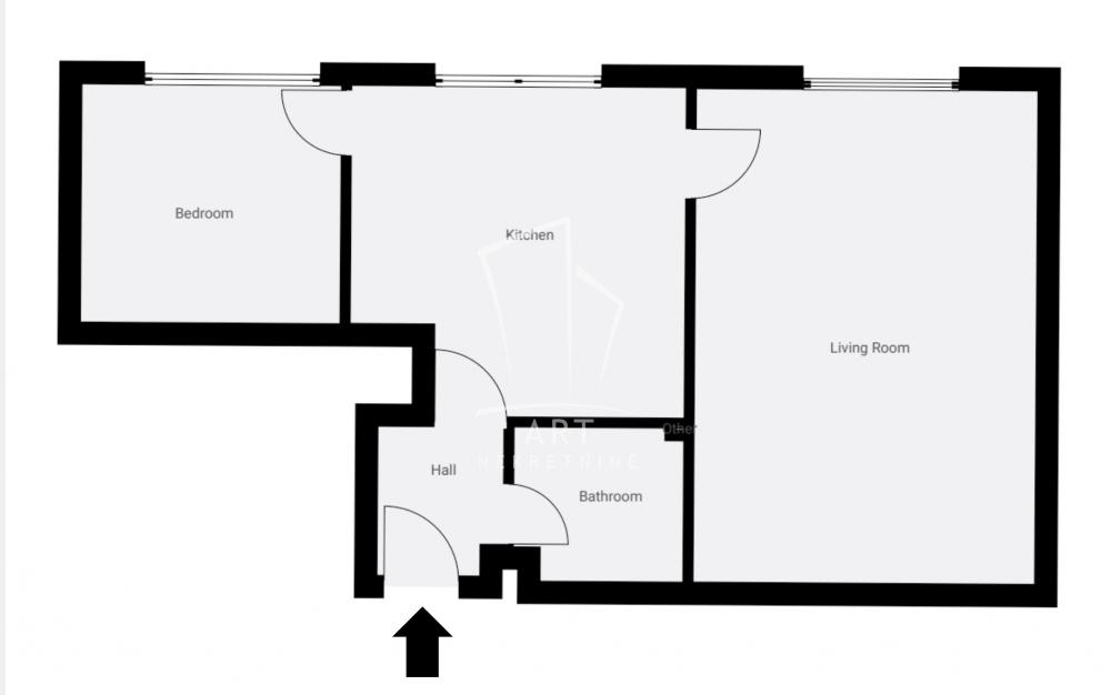 Slika 1 - Jure Keroševića, Dvoiposoban stan na prodaju, 42m2, 120.000€