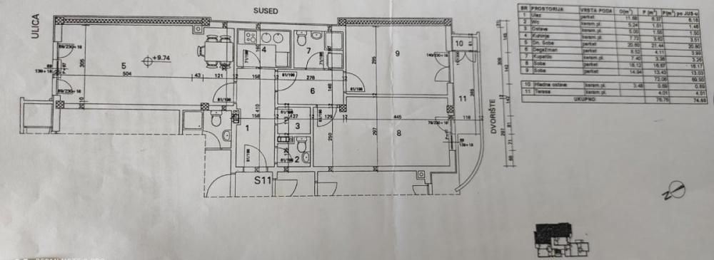 Slika 10 - Trosoban stan na prodaju, 78m2, 250.000€