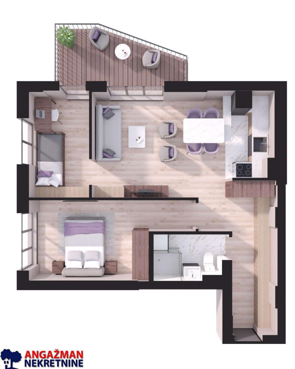 Glavna slika -Trosoban stan na prodaju, 70m2, 231.429€