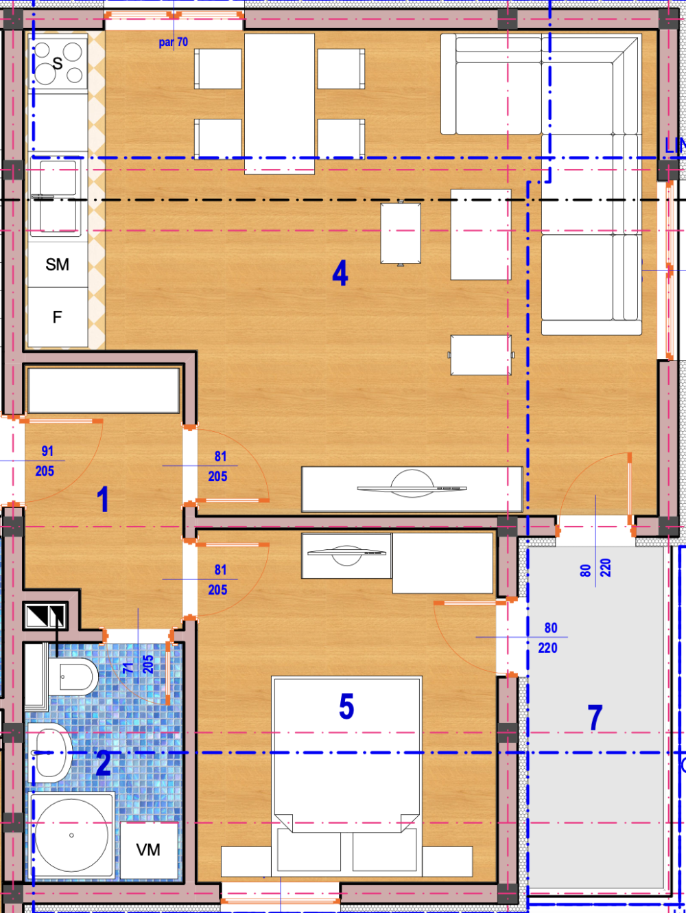 Glavna slika -Jednoiposoban stan na prodaju, 49.90m2, 96.315€