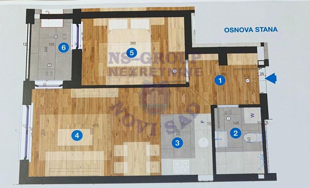 Glavna slika -Dvosoban stan na prodaju, 40m2, 117.720€
