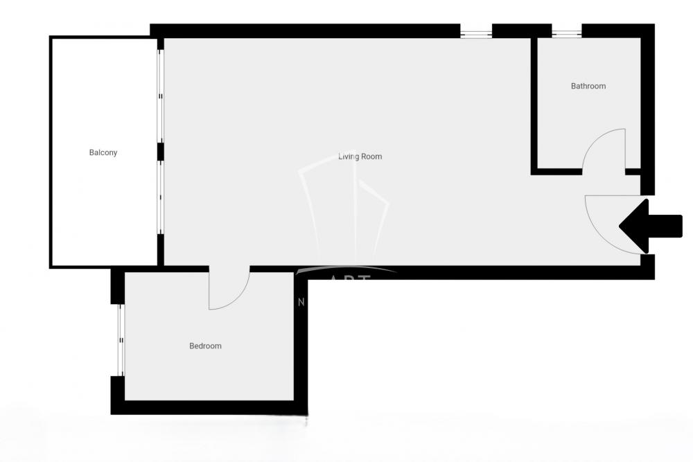 Slika 1 - Ivana Milutinovića, Jednoiposoban stan na prodaju, 42m2, 99.000€