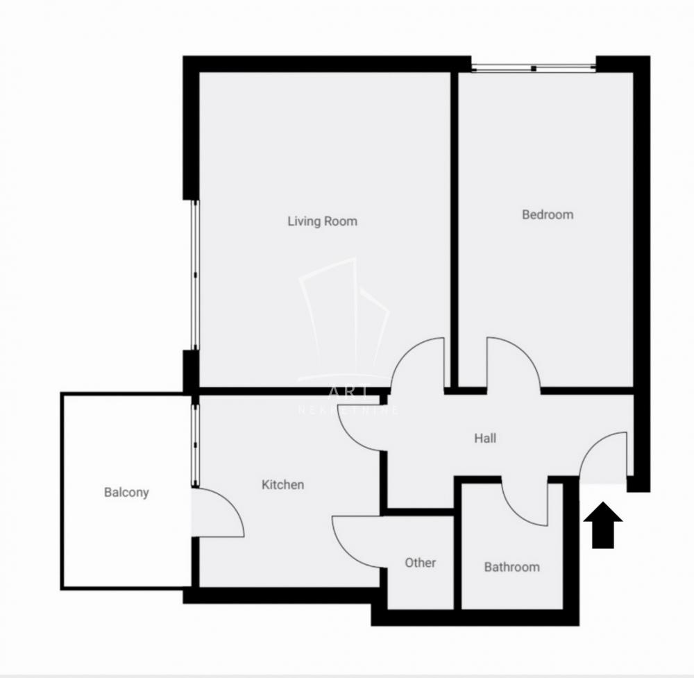Slika 1 - Husinskih rudara, Dvosoban stan na prodaju, 49m2, 156.000€