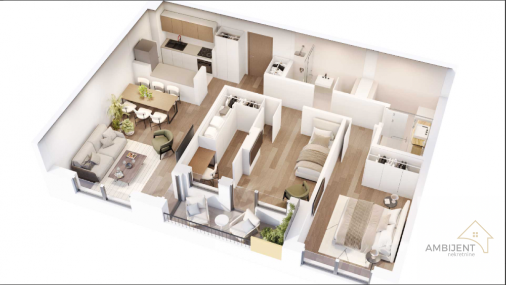 Slika 6 - Trosoban stan na prodaju, 76m2, 230.000€