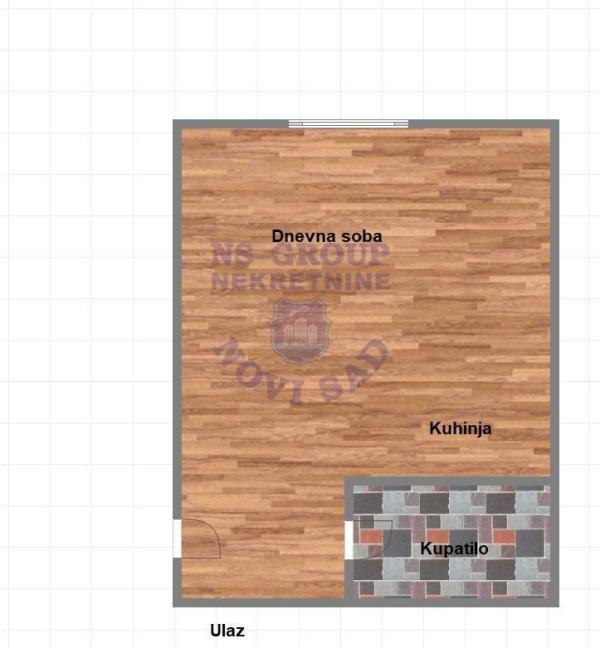 Glavna slika -Jednosoban stan na prodaju, 23m2, 43.090€