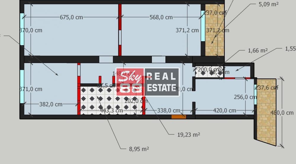 Glavna slika -Krunska, Trosoban stan na prodaju, 117m2, 420.000€