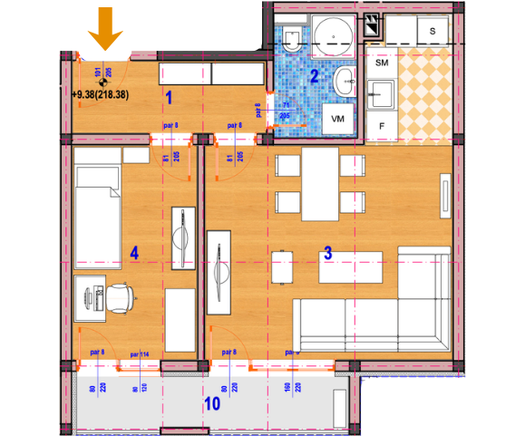 Glavna slika -Dvoiposoban stan na prodaju, 51.09m2, 89.408€