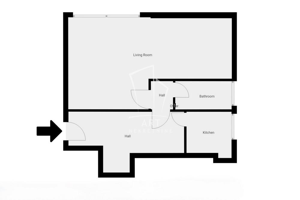 Slika 1 - Kursulina, Dvosoban stan na prodaju, 53m2, 235.000€