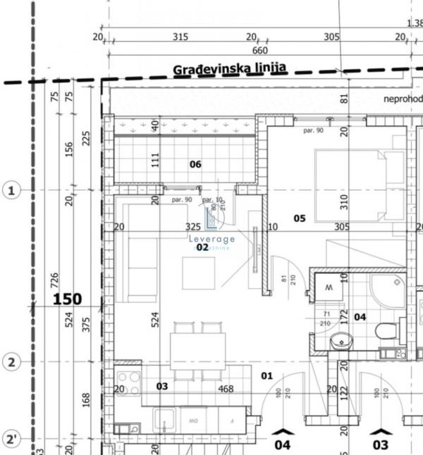 Slika 4 - Jednoiposoban stan na prodaju, 36m2, 55.080€