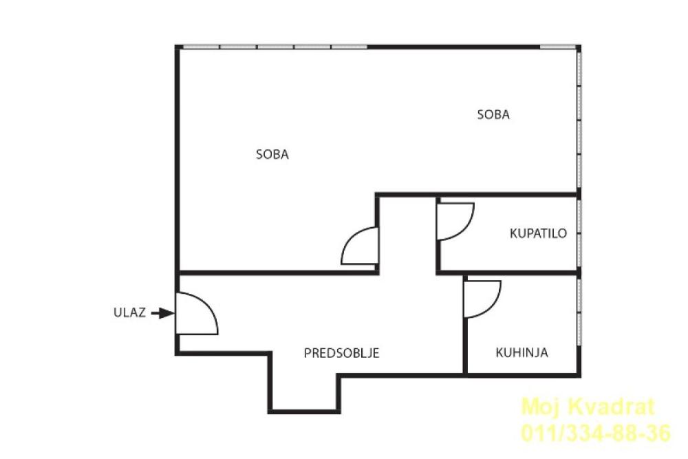 Slika 10 - Dvosoban stan na prodaju, 53m2, 235.000€