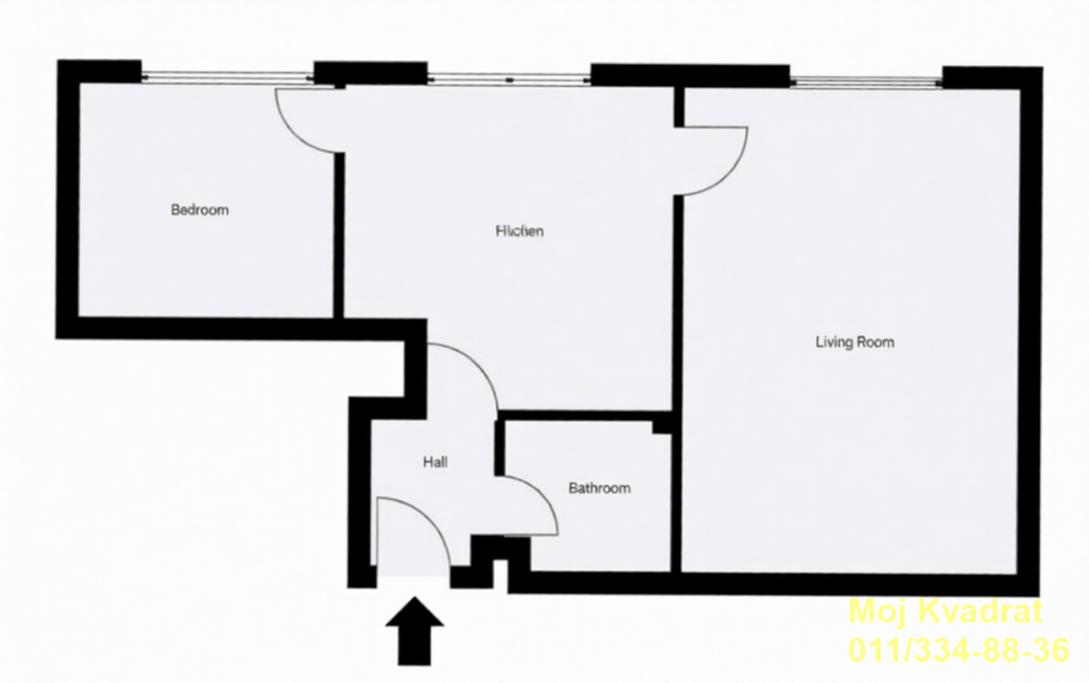Slika 5 - Dvoiposoban stan na prodaju, 42m2, 120.000€