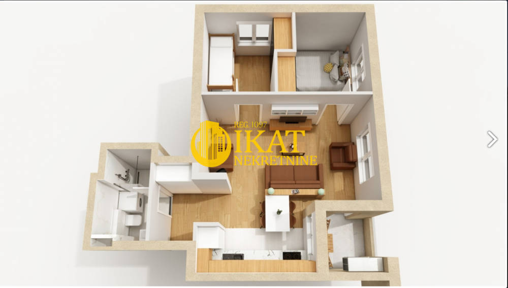 Slika 5 - Cvetanova Ćuprija, Dvosoban stan na prodaju, 45m2, 102.994€