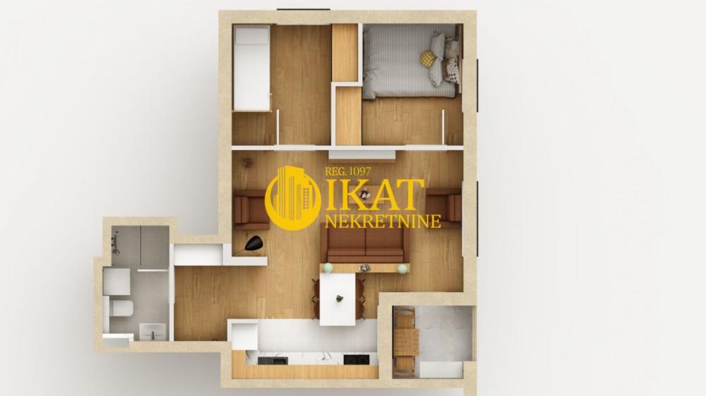 Slika 4 - Cvetanova Ćuprija, Dvosoban stan na prodaju, 45m2, 102.994€